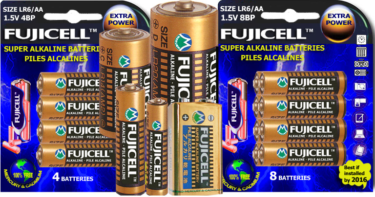 Fujicell Super Alkaline Batteries