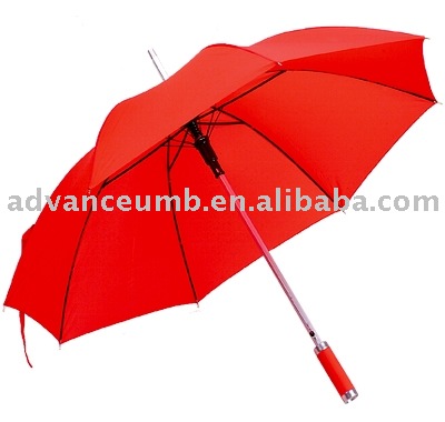 Straight aluminium promotional umbrella