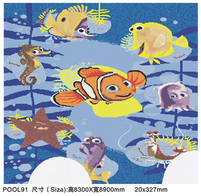 swimming pool mosaic