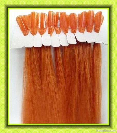 indian remy human hair flat hair extension