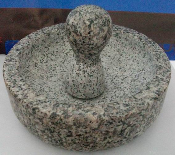 natural  granite stone mortar & pestle