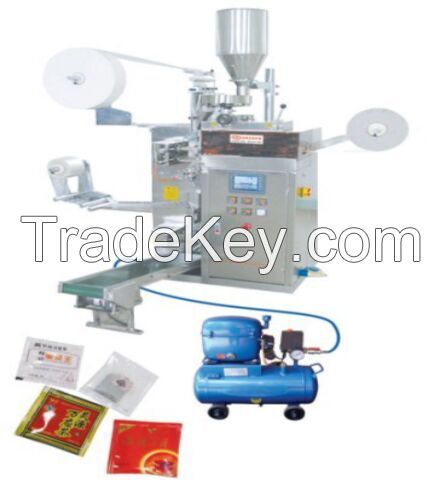 JX003-Automatic Teabag in bag Packaging Machine with thread and tag and Plastic wrapper