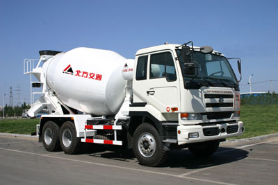 Concrete mixer delivery truck