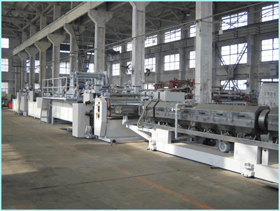 The full set of aluminum composite panel production lines