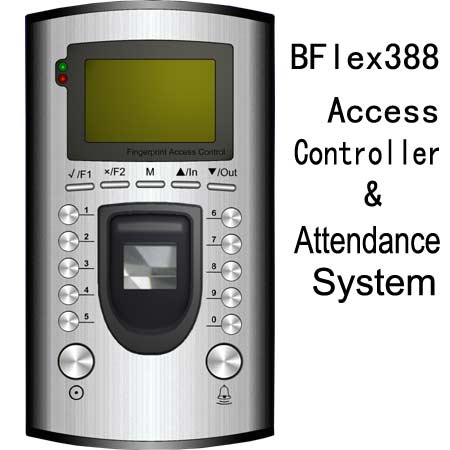 Fingerprint access control reader with attendance system