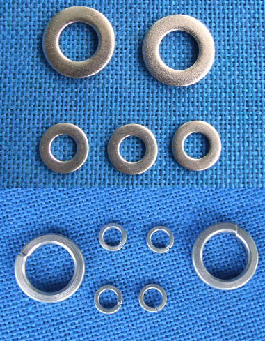 Stainless Steel Washers, Flat Washers, Spring Lock Washers, Spring Washer