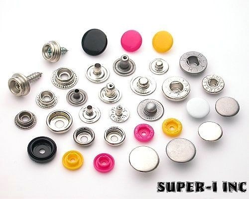 snap button, snap fastener, button fastener, metal fastener