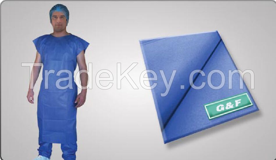disposable non woven gown for patient