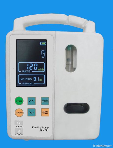 IV infusion pump with drug library