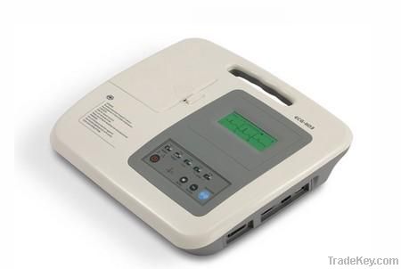 Three channel digital ECG machine