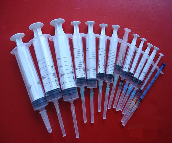 2014 Hot sale Competitive price 3 parts disposable syringe 1ml 2ml 2.5ml 3ml 5ml 10ml 20ml 30ml 50ml 60ml 