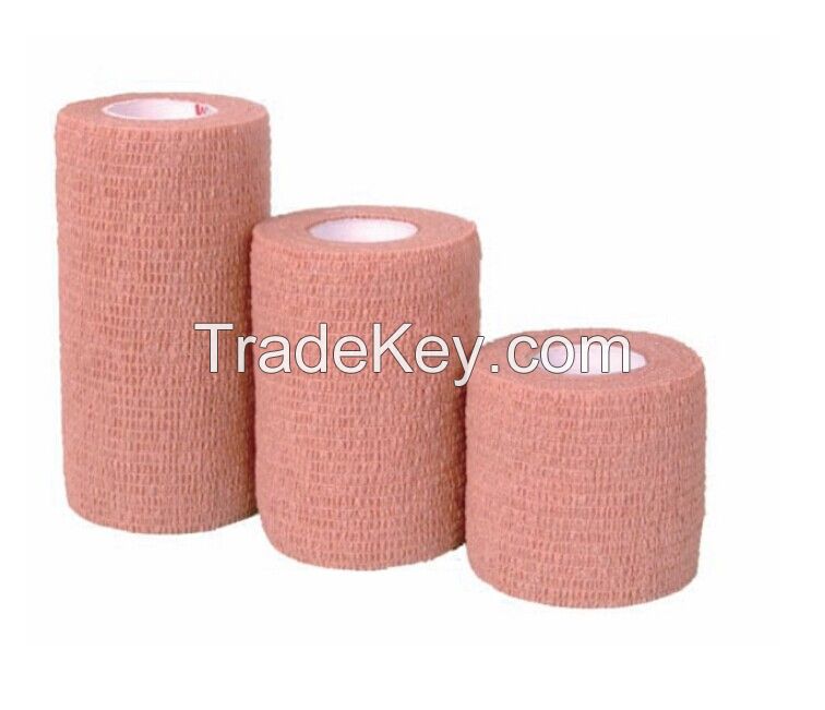 latex free non woven cohesive flexible bandage 