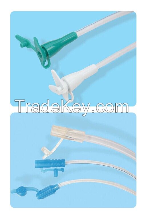 disposable medical plastic feeding tube -multifuction connector/luer fitting