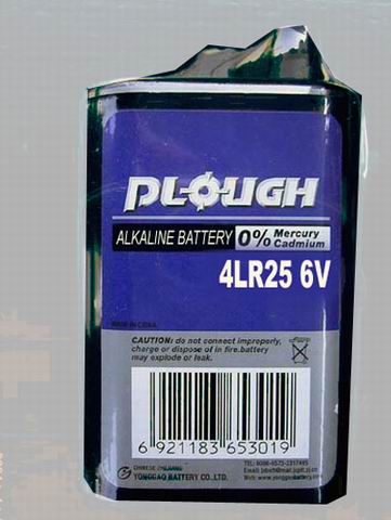 super alkaline lamp battery  4LR25