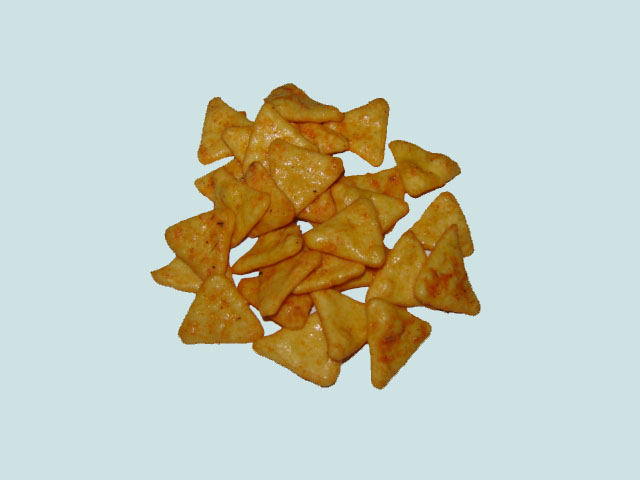 Triangle rice crackers