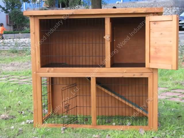 wooden rabbit hutch (rabbit cage, rabbit house)