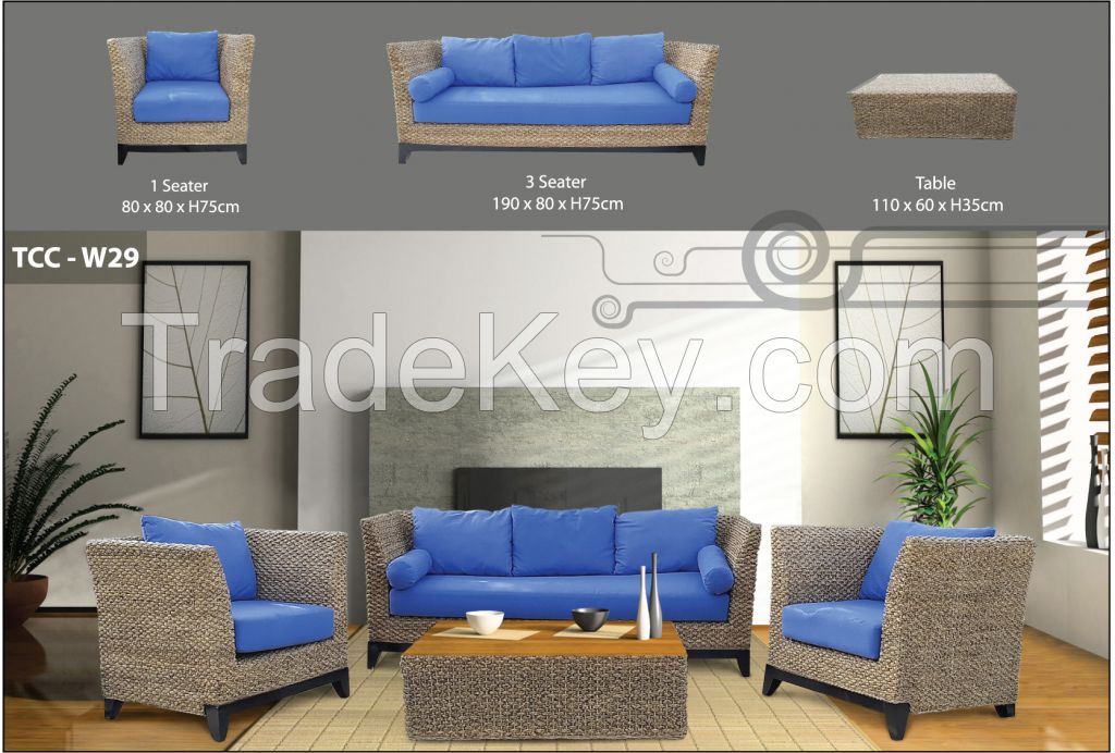 Living room sofa set