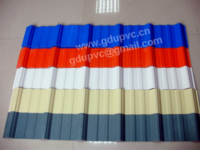 Heat Insulation UPVC Roof Tile