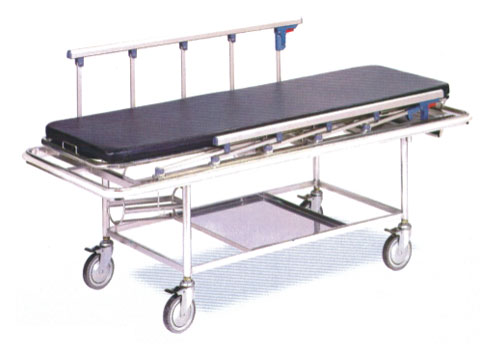 Stainless steel patient trolley