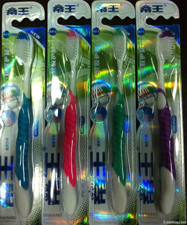 Lazer card toothbrush