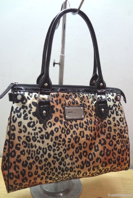 Leopard tote handbag