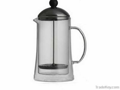 Glass coffee maker/french press