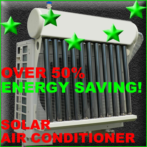solar air conditioner with energy saving over 60%