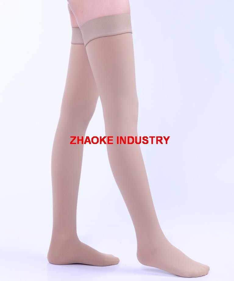 Medical Compression Stockings with Silicone Band