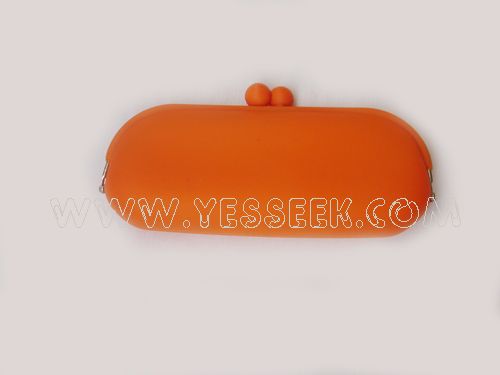 Red Silicone Cosmetics bag