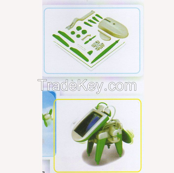 DIY Toy parts kit by solar energy