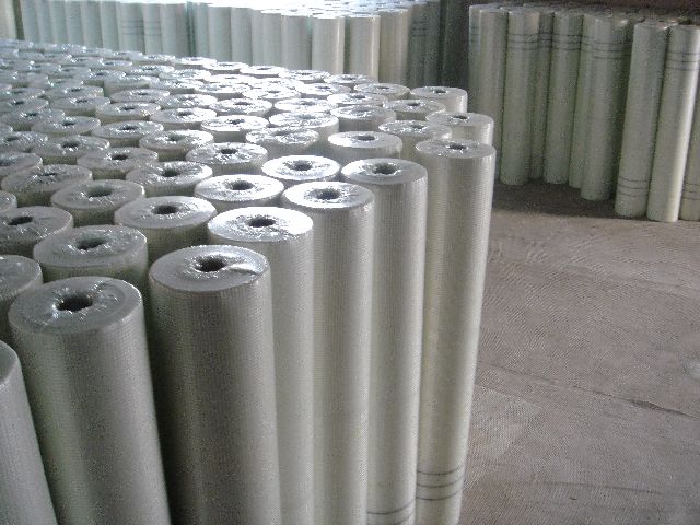 Alkaline-resistant  fiberglass mesh for building insulation use 0