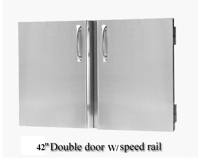 Stainless Steel Double Doors