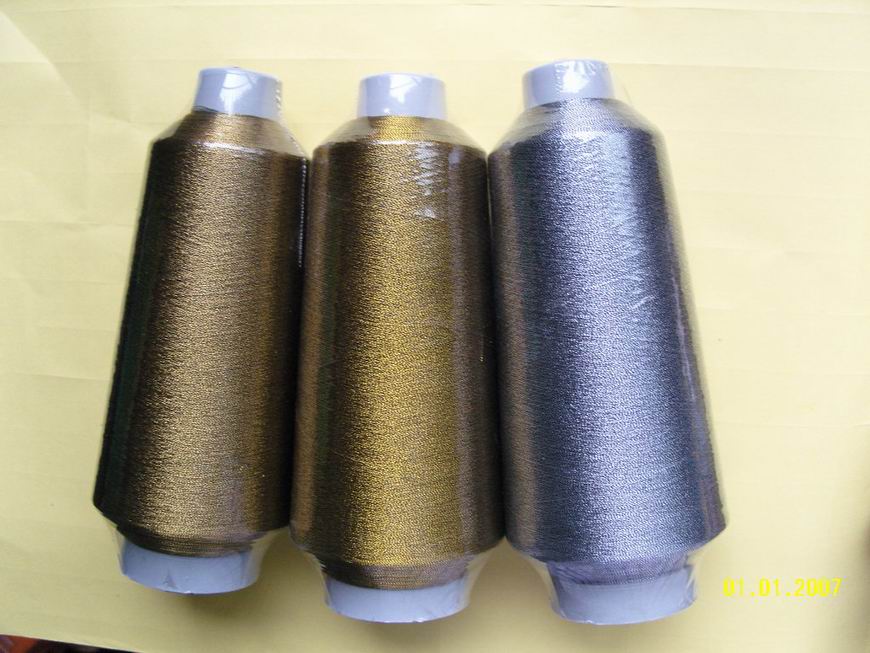 pure silver metallic thread