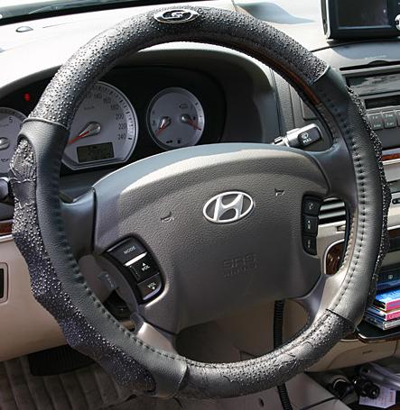 Charcoal  Grip steering wheel cover