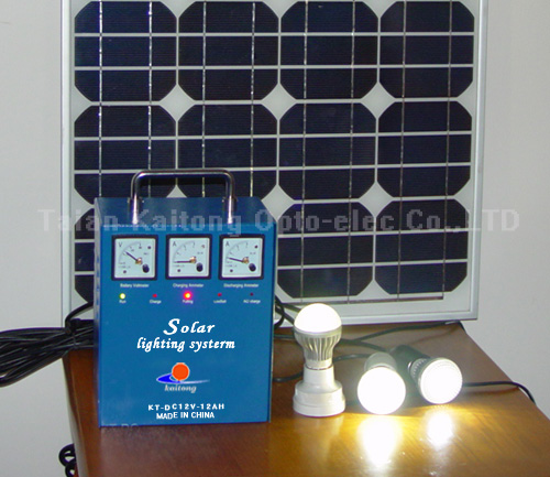 Solar LED Household Lighting System