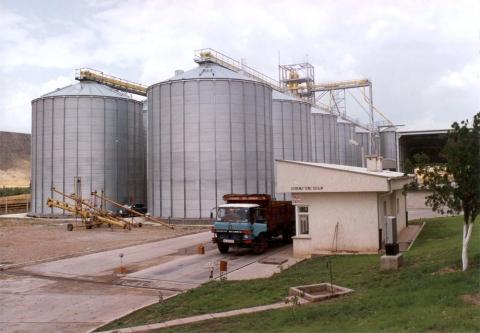Steel silo for agriculture use