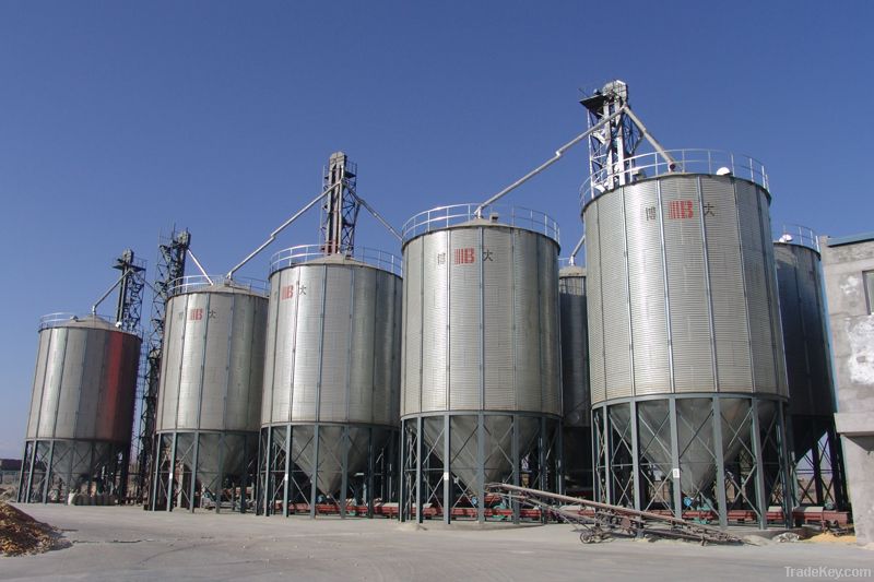 Grain steel silo for wheat, rice, paddy, maize storage