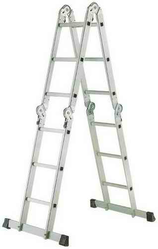 Double Balance Poll Folding Ladder