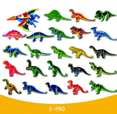 3d puzzle card-dinosaurs