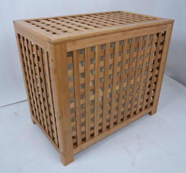 bamboo laundry box