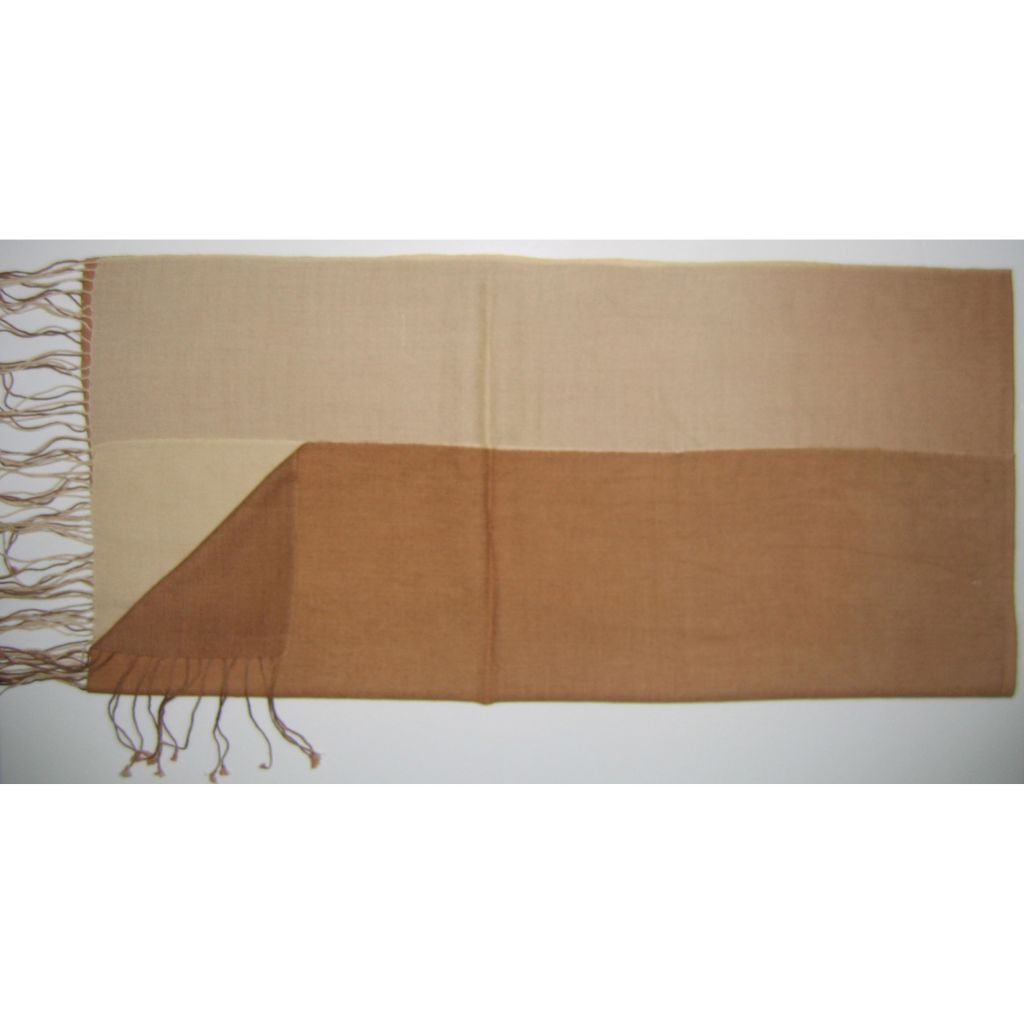 Cashmere wool shawl camel color blankets Y-09322