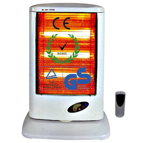 halogen heater with remote control for home/office application