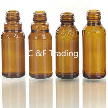 Amber glass bottles for syrups