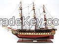 WOODEN USS CONSTITUTION SHIP MODEL