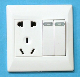 2, 3 socket with switches(1 interlok)