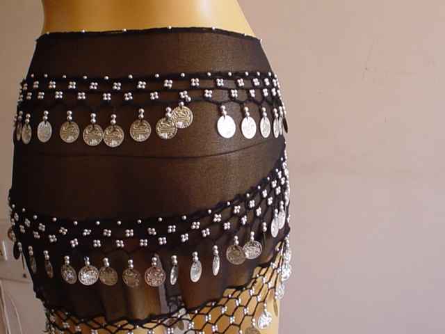 Sell Belly dance top blouse with coins