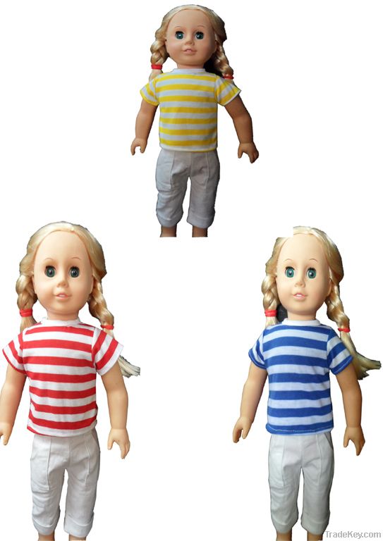 American girl doll and clothes and barbie dresses.