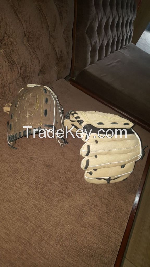 handmade Professional Player Cowhide Leather Baseball Gloves Custom Leather 