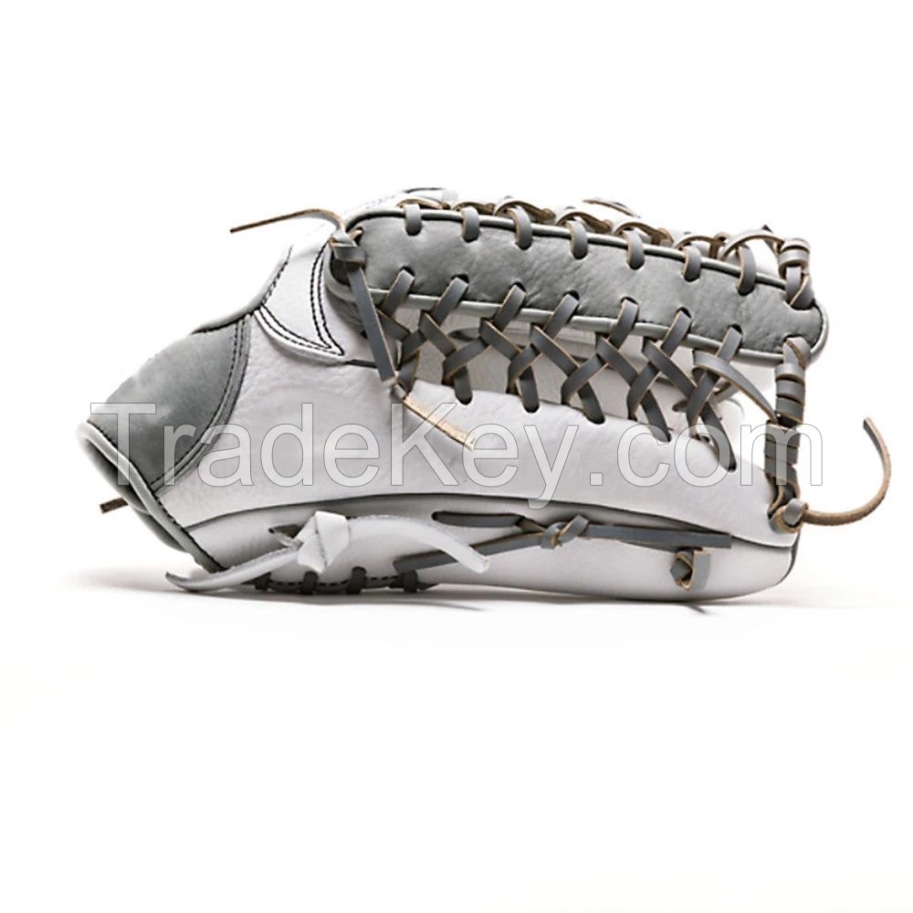 Professional Cowhide Leather Baseball Fielding Gloves Customized