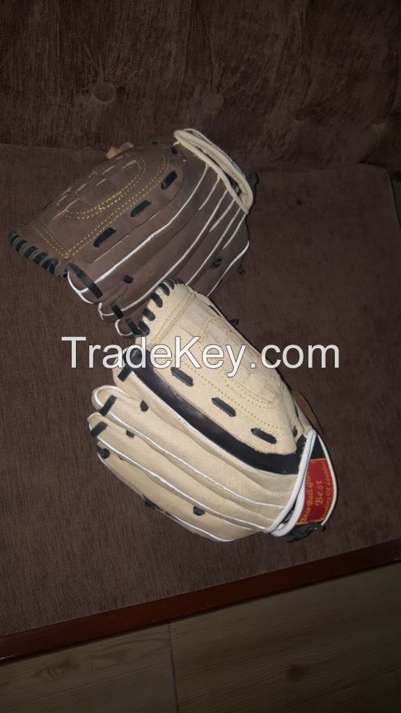 handmade Professional Player Cowhide Leather Baseball Gloves Custom Leather